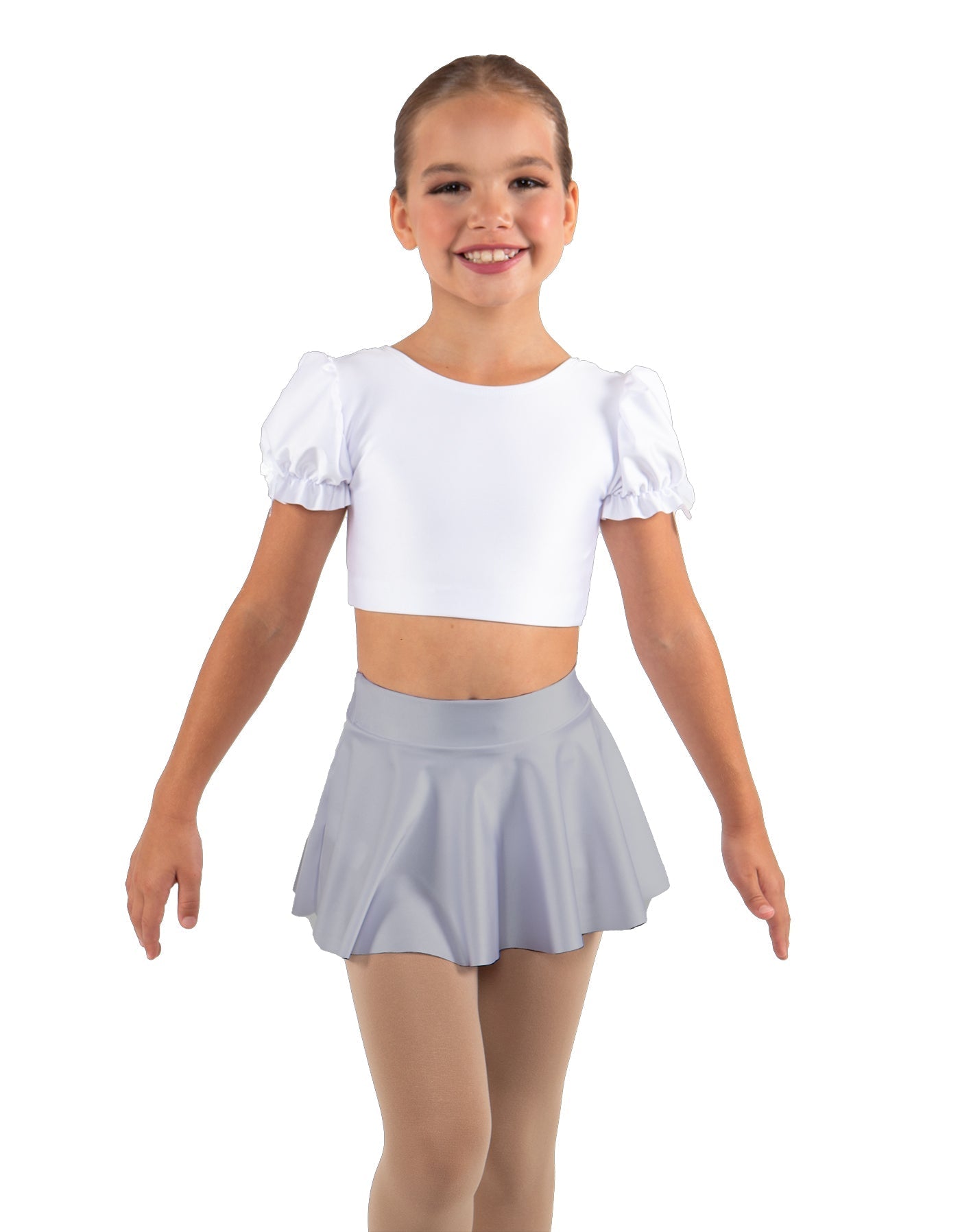 Solid Lycra Top Skirt Tall Band