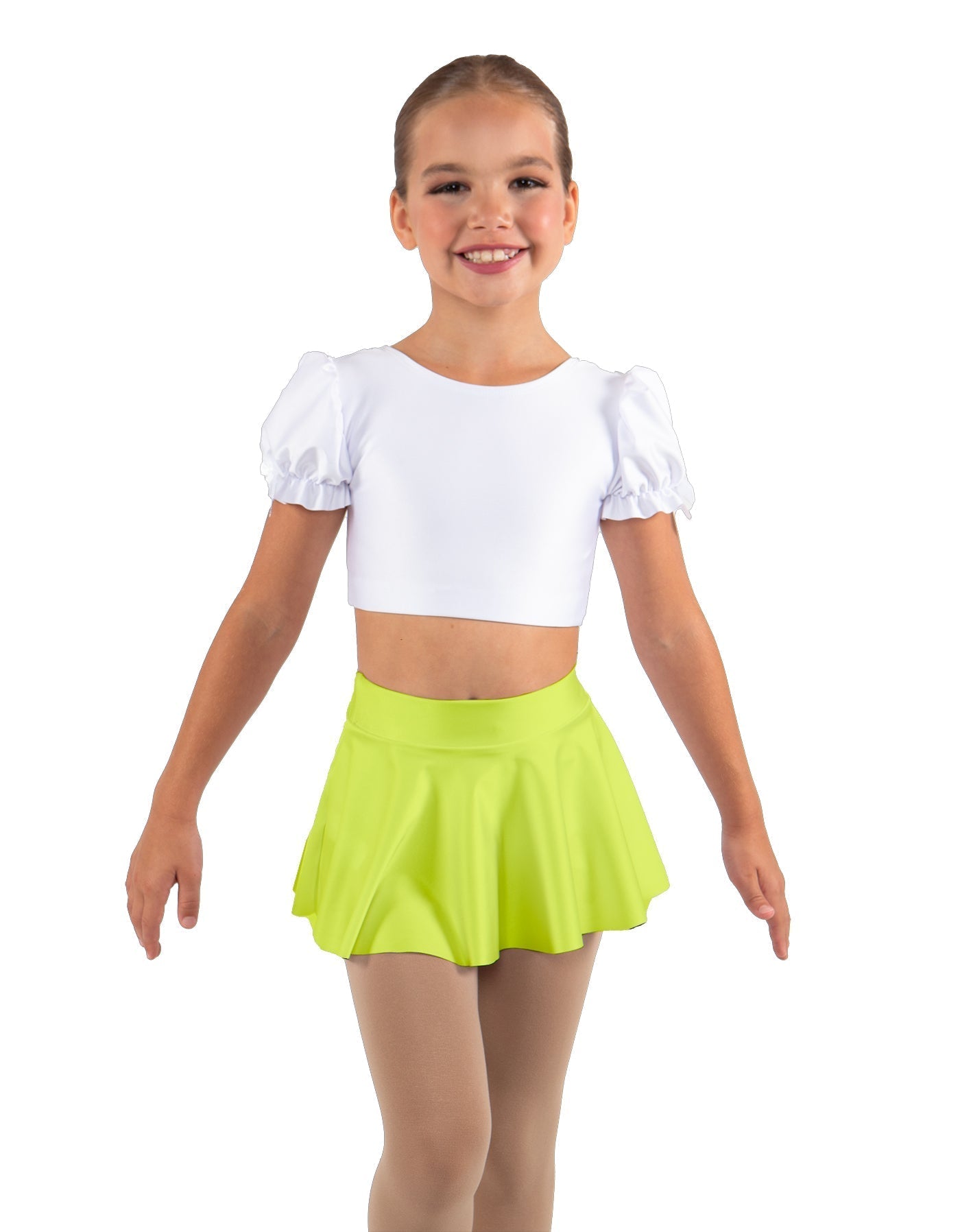 Solid Lycra Top Skirt Tall Band
