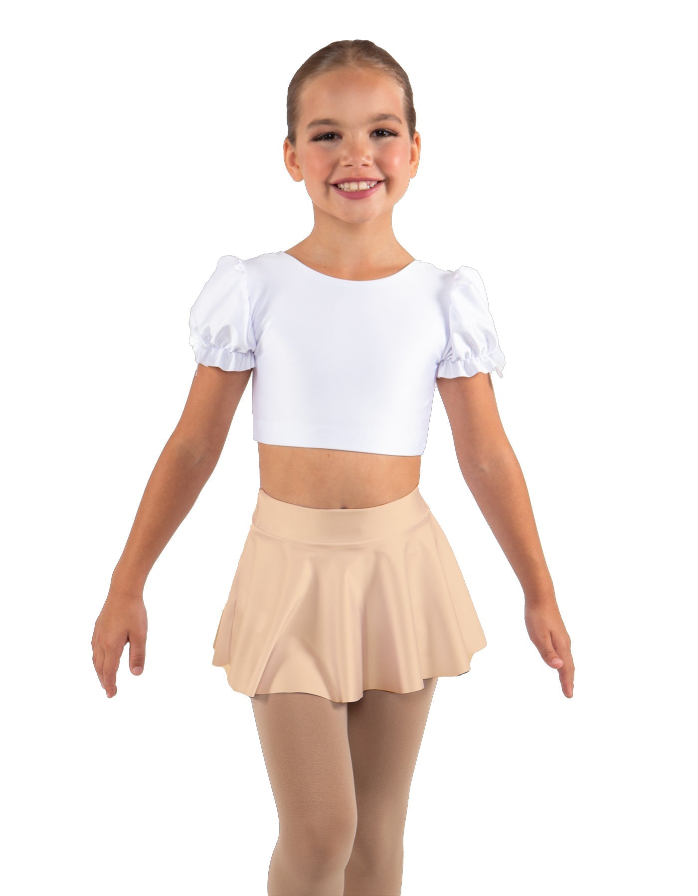 Solid Lycra Top Skirt Tall Band