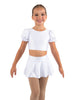 Solid Lycra Top Skirt Tall Band