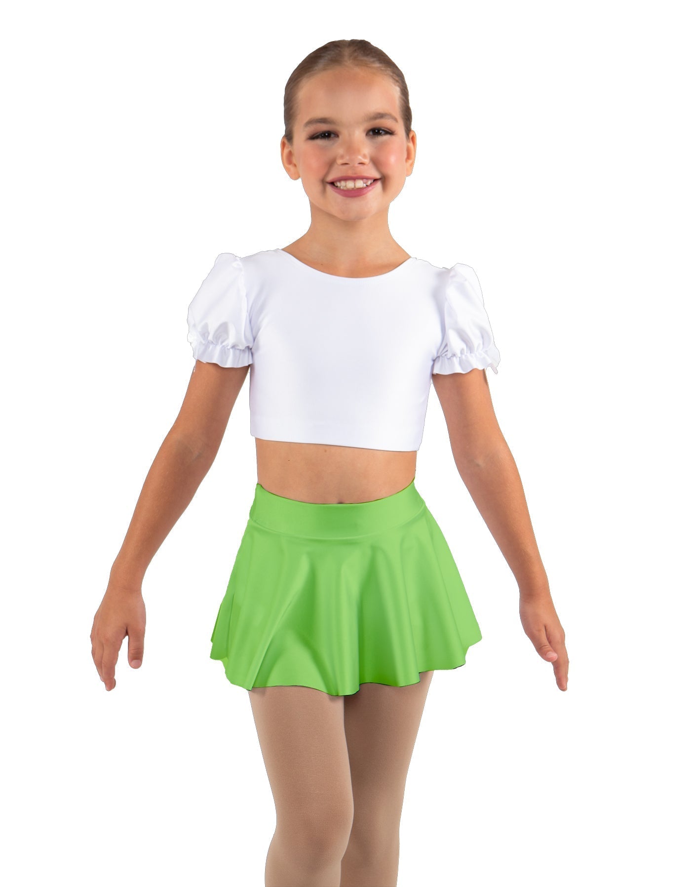 Solid Lycra Top Skirt Tall Band