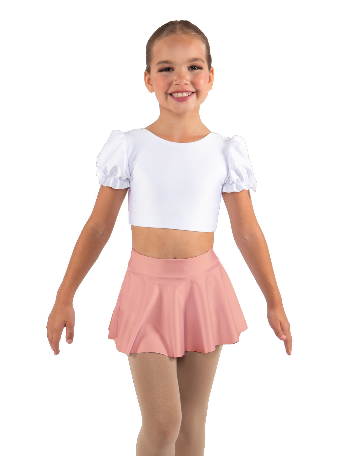 Solid Lycra Top Skirt Tall Band