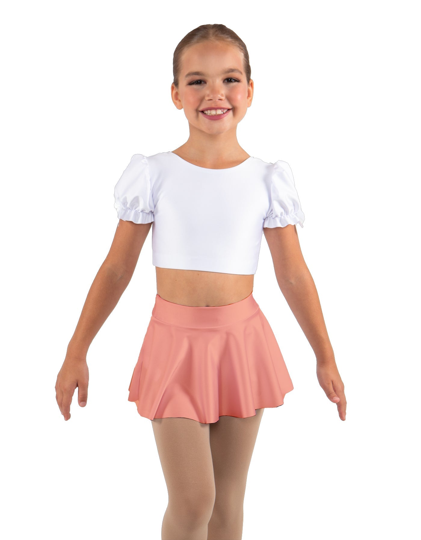 Solid Lycra Top Skirt Tall Band