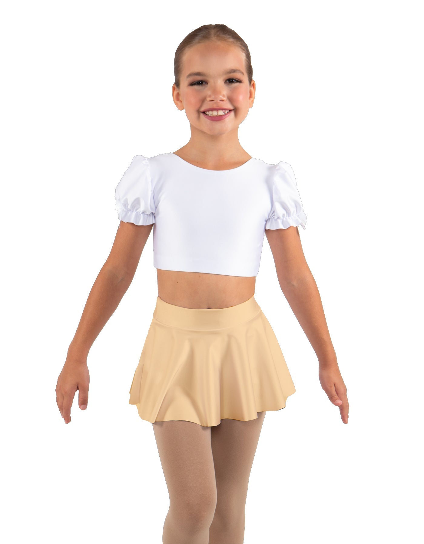 Solid Lycra Top Skirt Tall Band