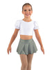 Solid Lycra Top Skirt Tall Band