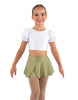 Solid Lycra Top Skirt Tall Band