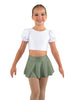 Solid Lycra Top Skirt Tall Band