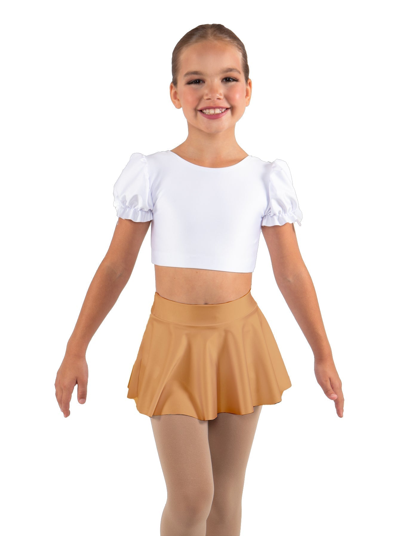 Solid Lycra Top Skirt Tall Band