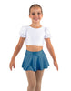 Solid Lycra Top Skirt Tall Band