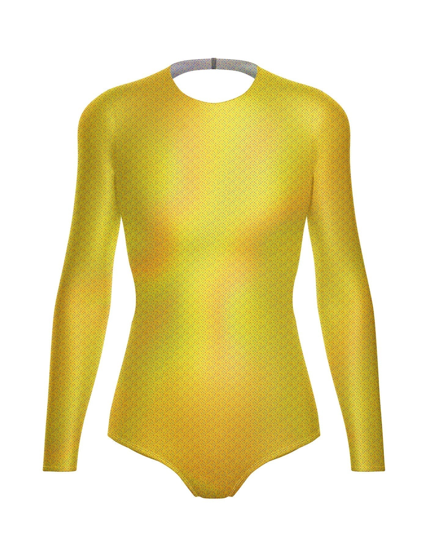 Hologram LS Leotard Triangle Back