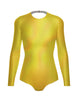 Hologram LS Leotard Triangle Back