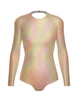 Hologram LS Leotard Triangle Back