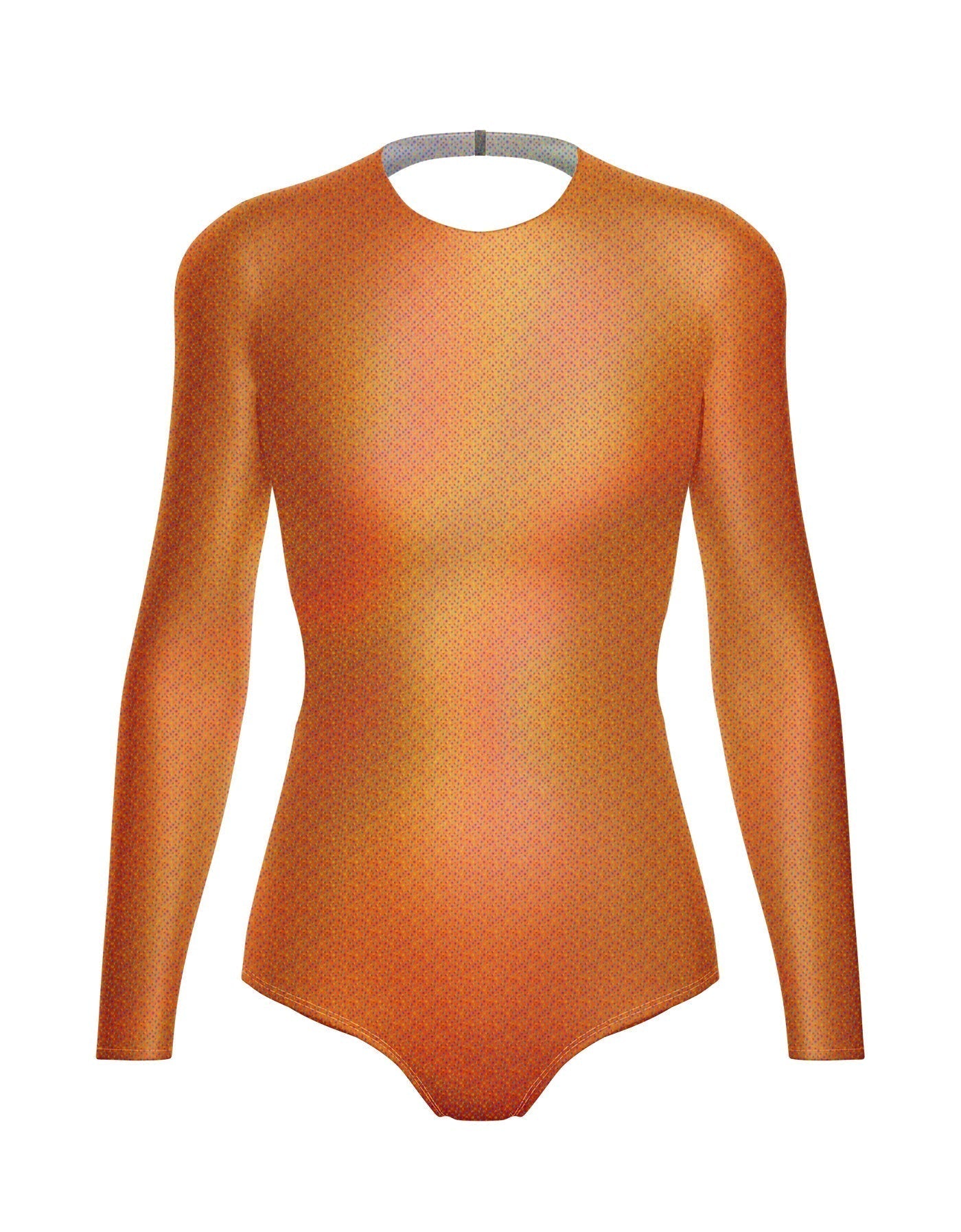 Hologram LS Leotard Triangle Back