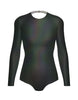Hologram LS Leotard Triangle Back