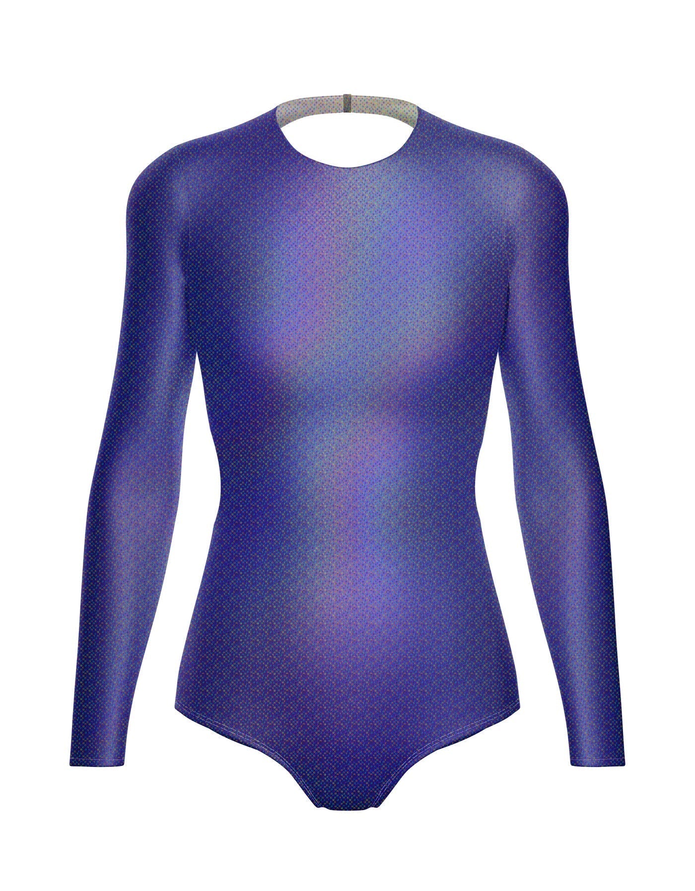 Hologram LS Leotard Triangle Back