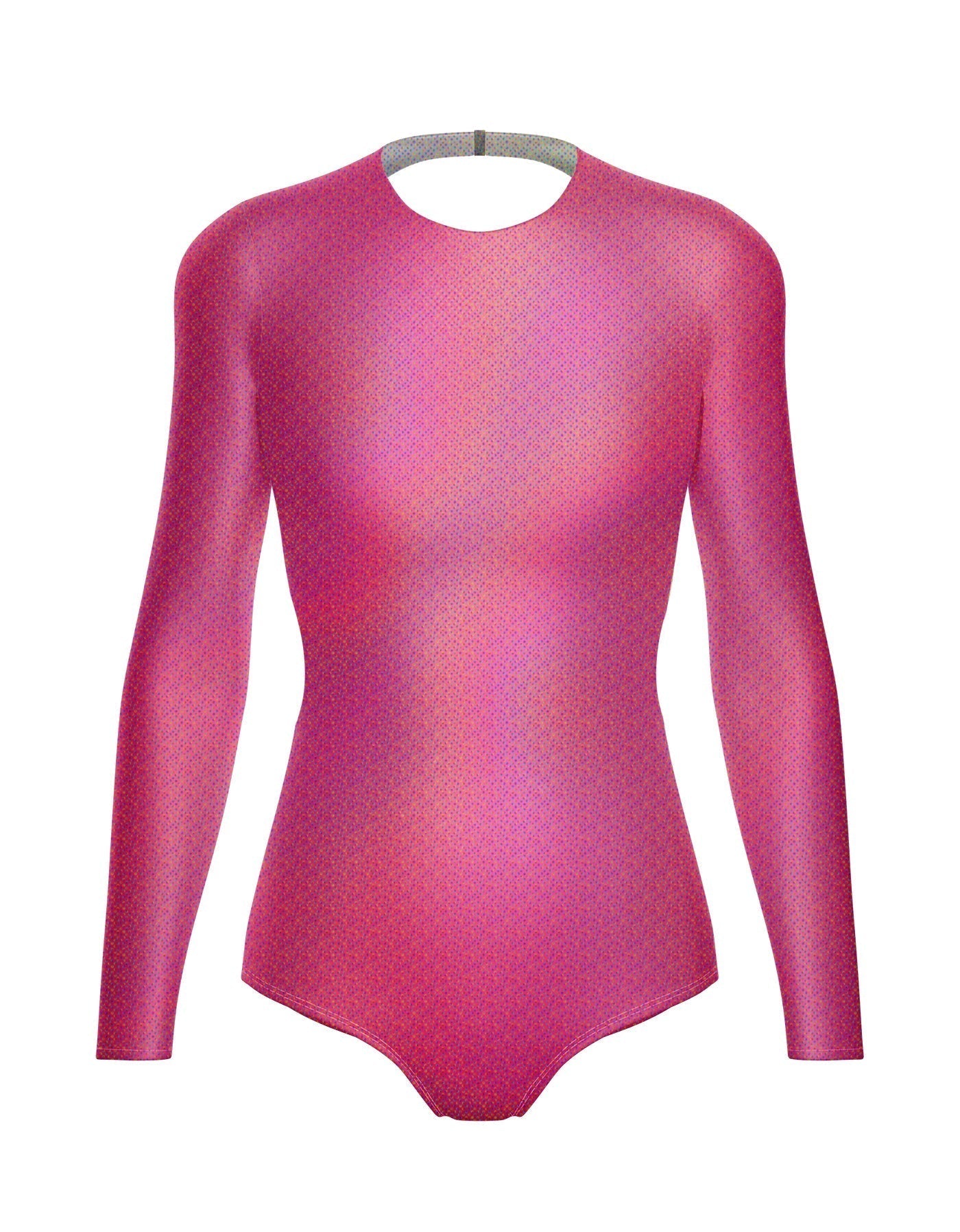 Hologram LS Leotard Triangle Back