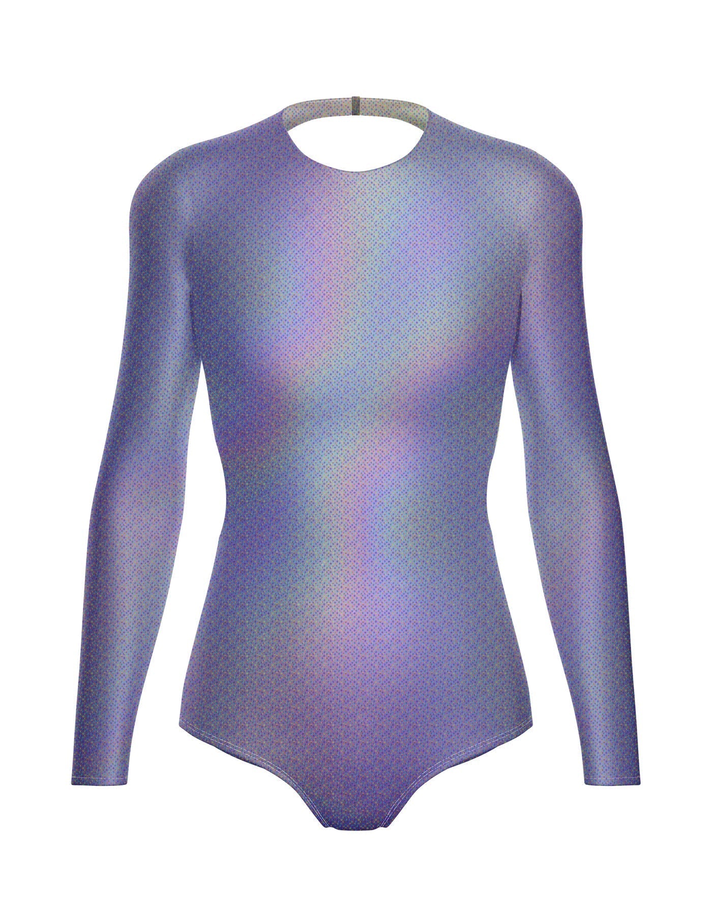 Hologram LS Leotard Triangle Back