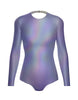 Hologram LS Leotard Triangle Back
