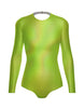 Hologram LS Leotard Triangle Back
