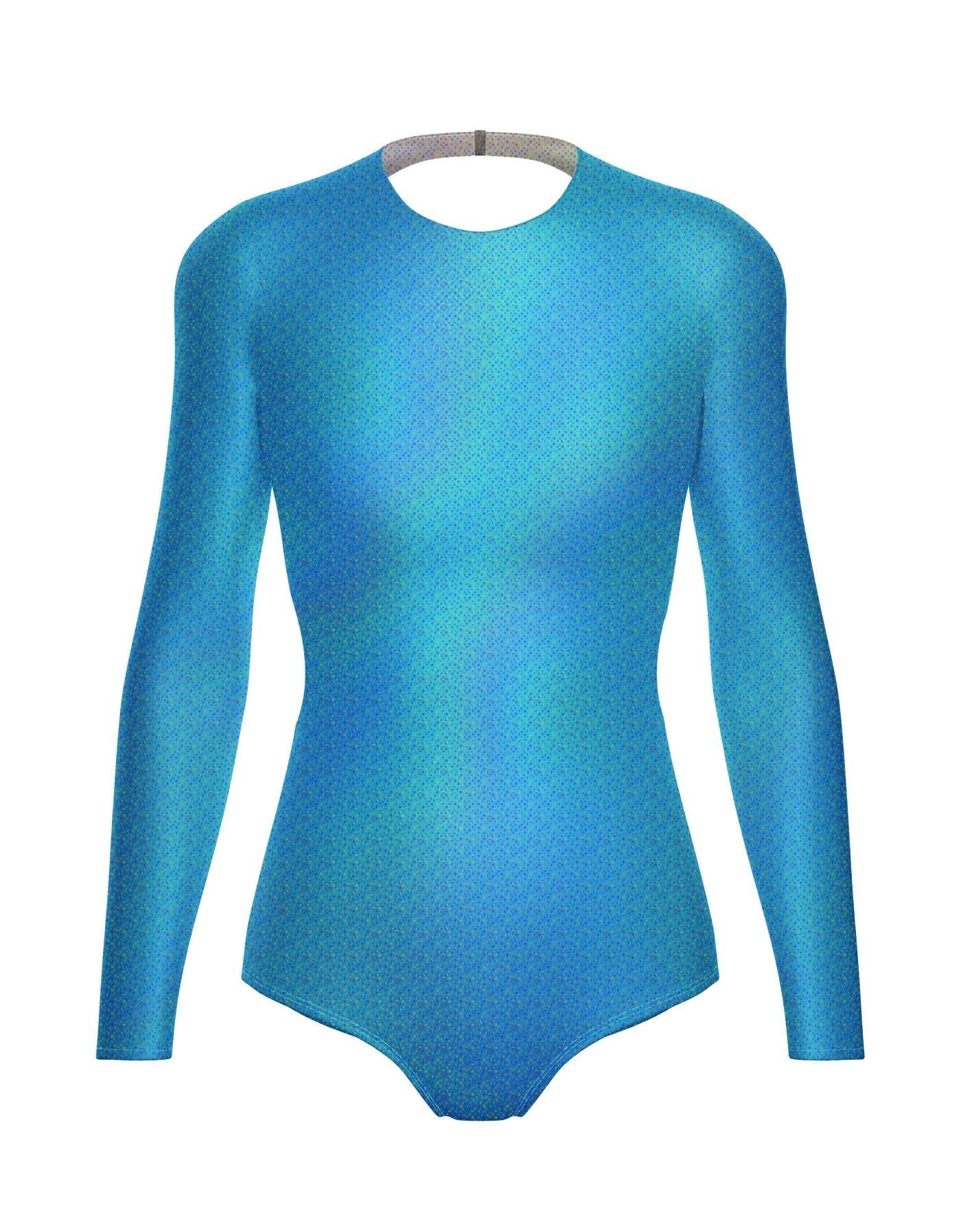 Hologram LS Leotard Triangle Back
