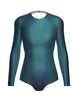 Hologram LS Leotard Triangle Back