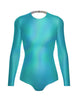 Hologram LS Leotard Triangle Back