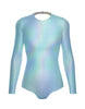 Hologram LS Leotard Triangle Back