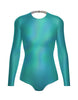 Hologram LS Leotard Triangle Back
