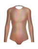 Hologram LS Leotard Triangle Back