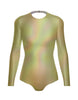 Hologram LS Leotard Triangle Back