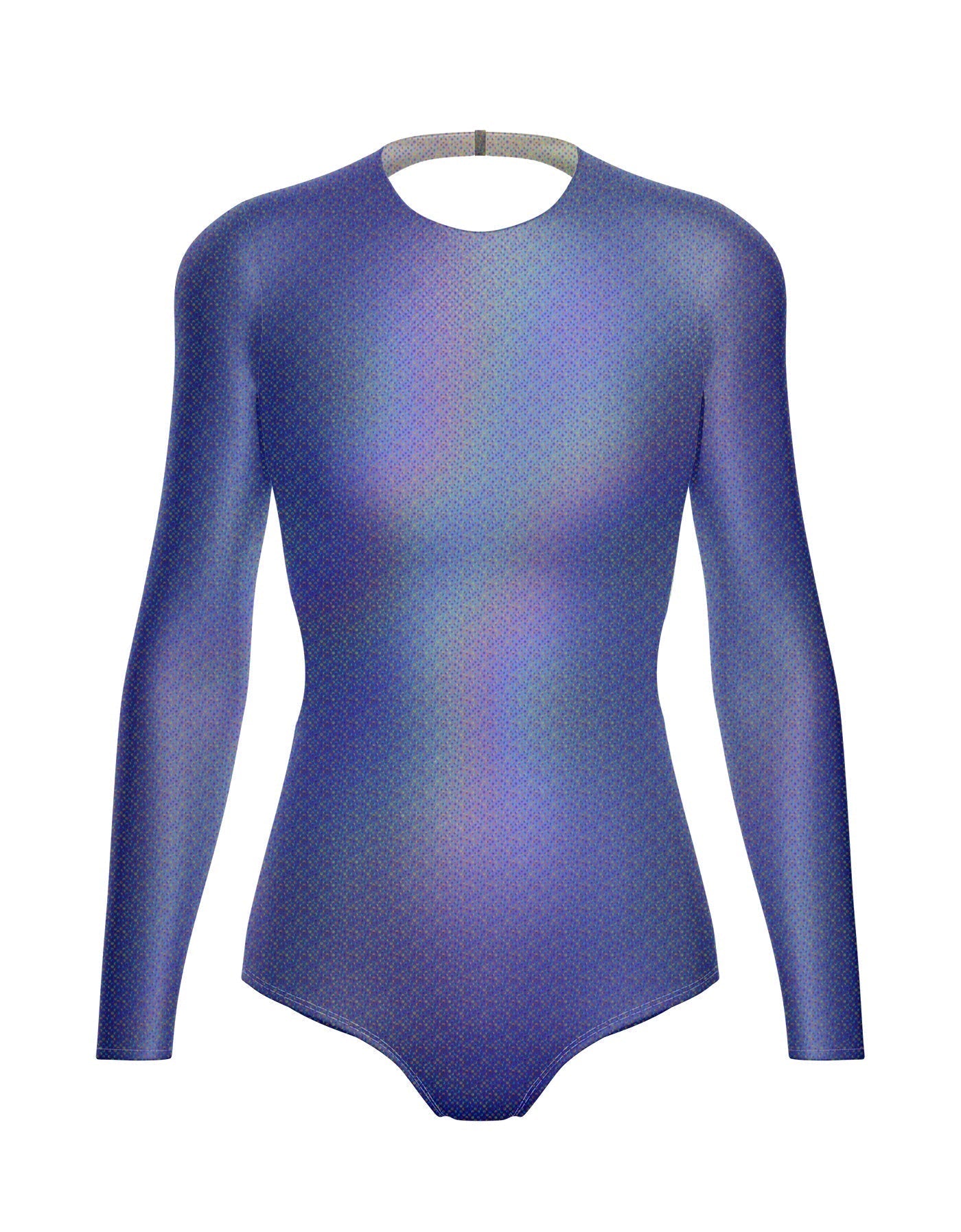 Hologram LS Leotard Triangle Back
