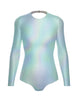 Hologram LS Leotard Triangle Back