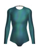 Hologram LS Leotard Triangle Back