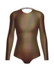 Hologram LS Leotard Triangle Back