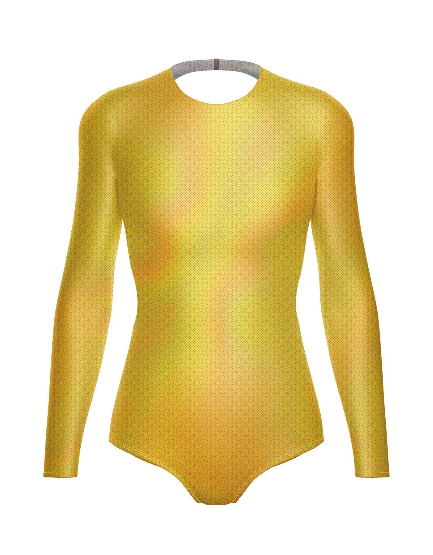 Hologram LS Leotard Triangle Back