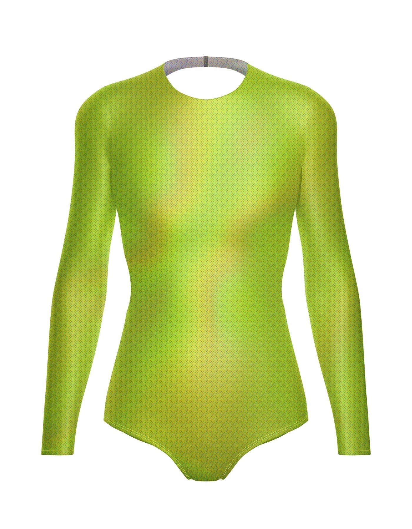 Hologram LS Leotard Triangle Back