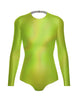 Hologram LS Leotard Triangle Back