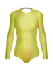 Hologram LS Leotard Triangle Back
