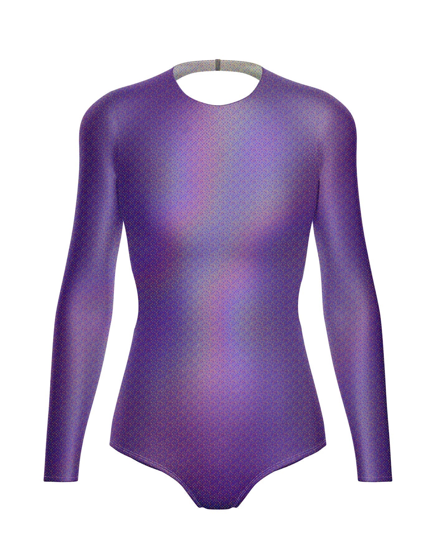 Hologram LS Leotard Triangle Back