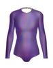 Hologram LS Leotard Triangle Back