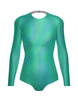 Hologram LS Leotard Triangle Back
