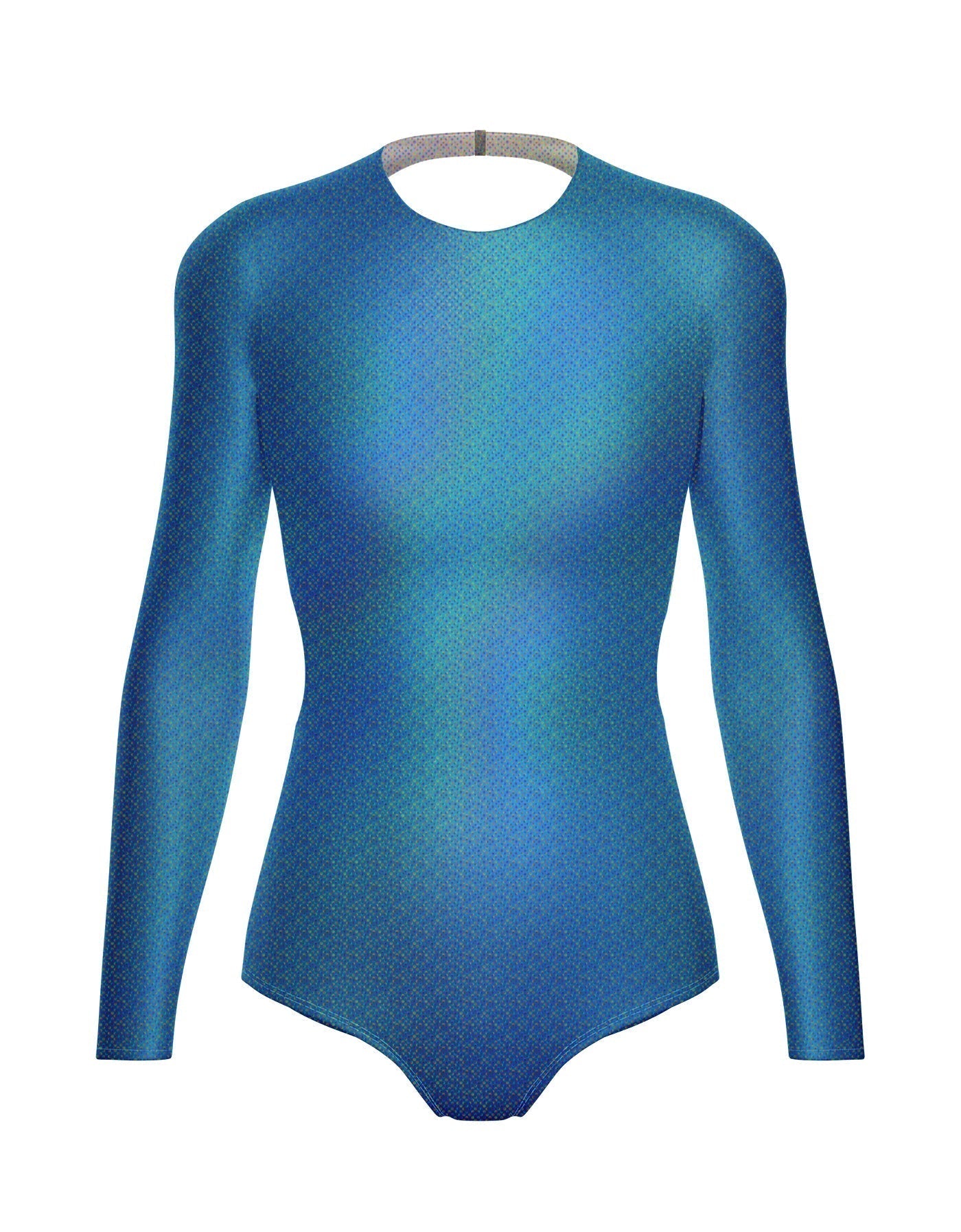 Hologram LS Leotard Triangle Back