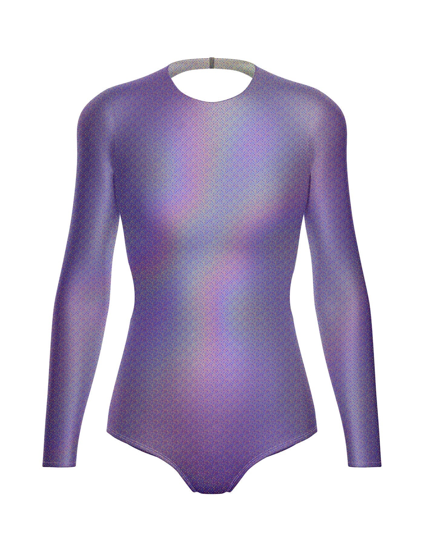 Hologram LS Leotard Triangle Back