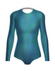 Hologram LS Leotard Triangle Back