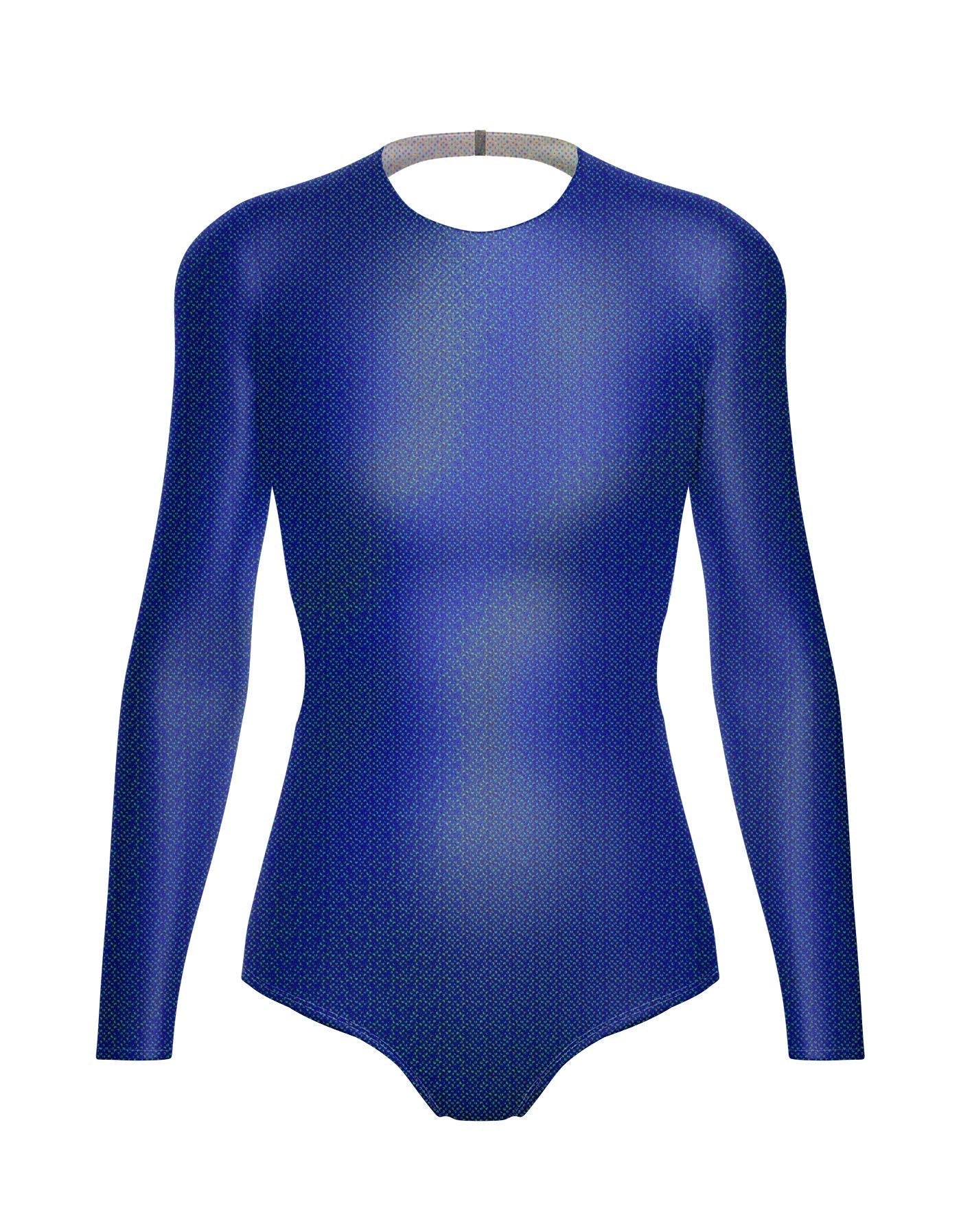 Hologram LS Leotard Triangle Back