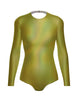 Hologram LS Leotard Triangle Back