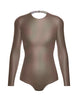 Hologram LS Leotard Triangle Back