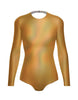 Hologram LS Leotard Triangle Back
