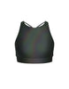 Hologram High Neck Spaghetti Strap Crop