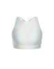 Hologram High Neck Spaghetti Strap Crop